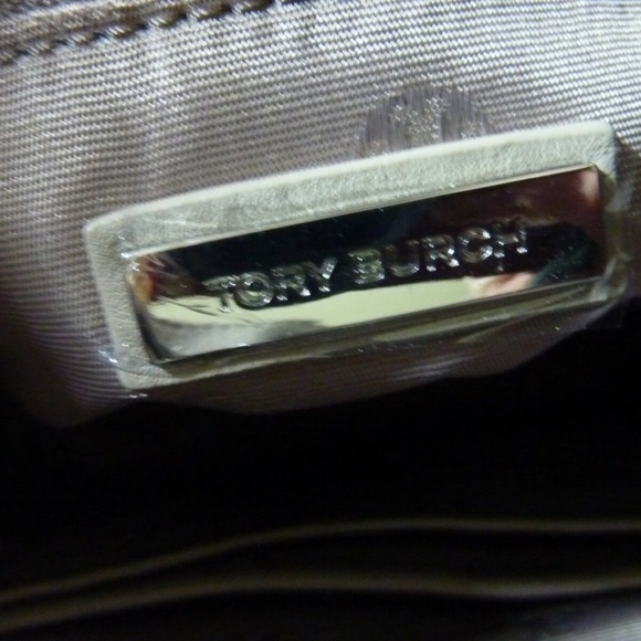 NEW Tory Burch Britten Gray Leather Backpack + Britten Continental Wallet main image 7